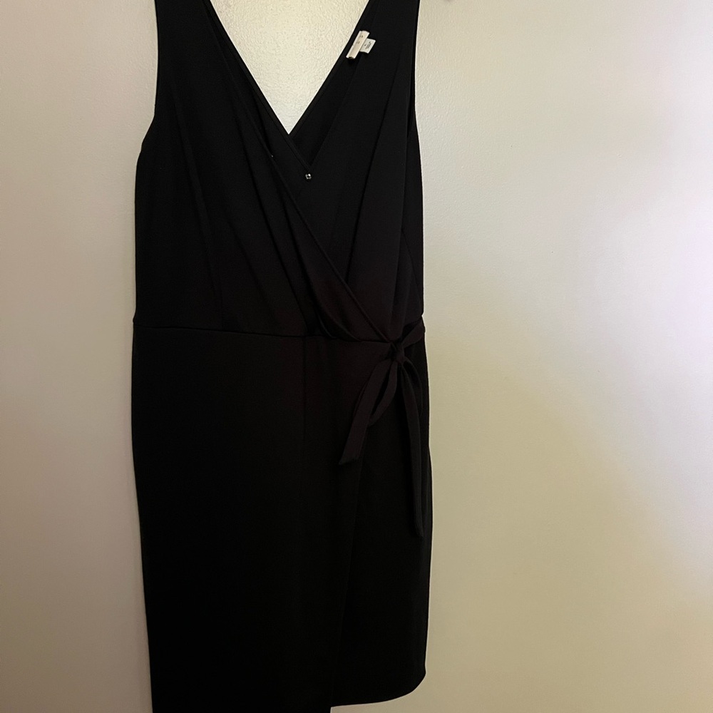 A New Day Black Wrap Dress